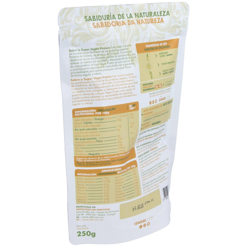 Super Vegan Protein Superalimento 250gr. Bio 2 - Iswari