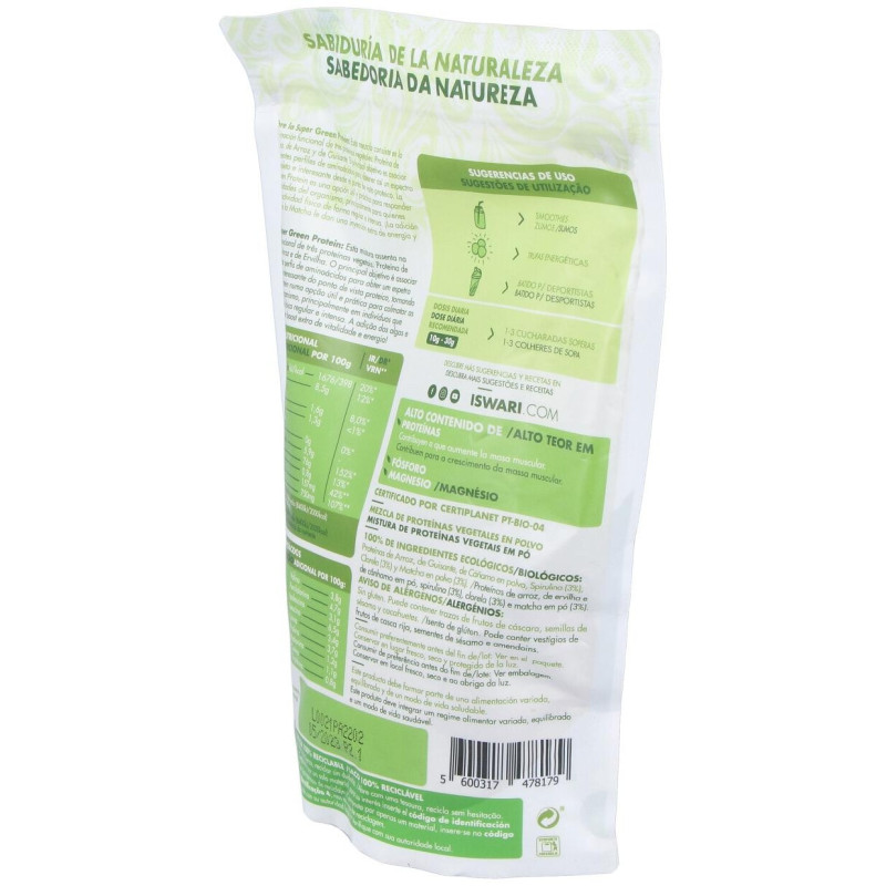 Super Green Protein Superalimento 250gr. Bio 2 - Iswari