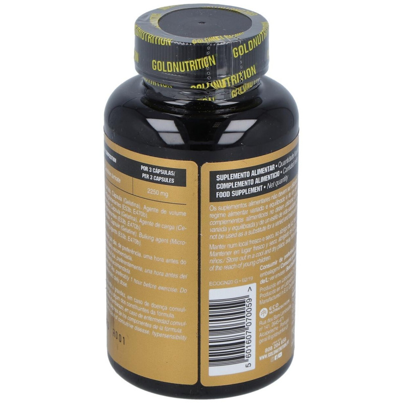 Gold Nutrition L Carnitina 750Mg 60Caps