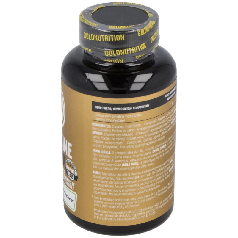 Creatina Creapure 1000mg 60comp - Gold Nutrition