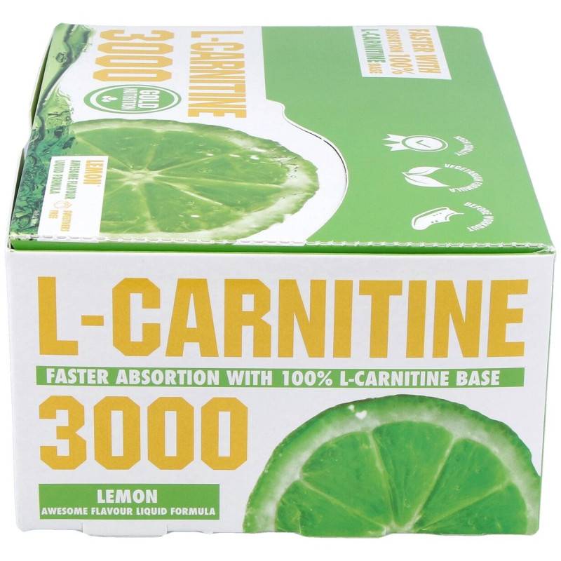 L Carnitina 3000 mg 20 Viales - Gold Nutrition