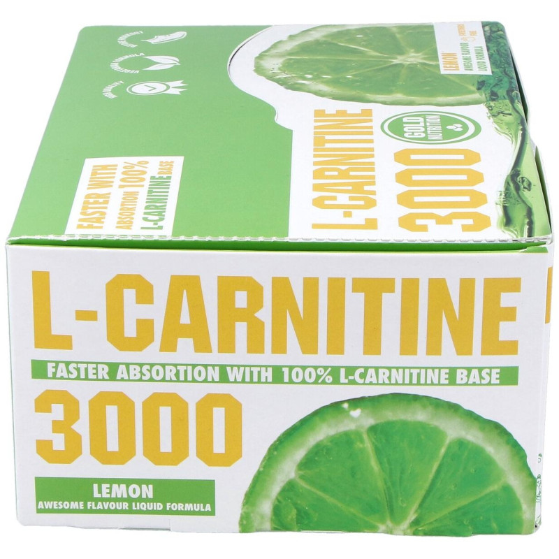 L Carnitina 3000 mg 20 Viales - Gold Nutrition