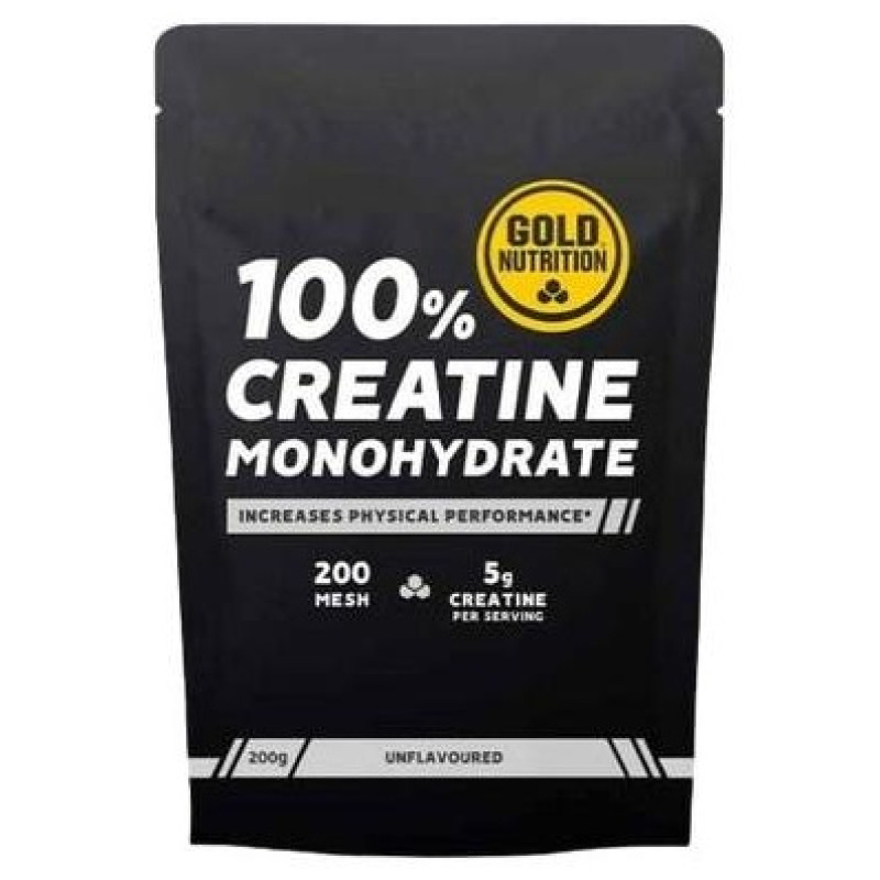 Creatine Monohydrate Unflavoured 200gr - Gold Nutrition