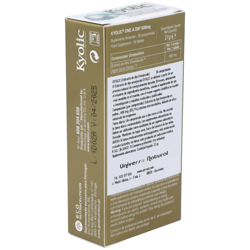 Kyolic One a Day 30comp - Universo Natural