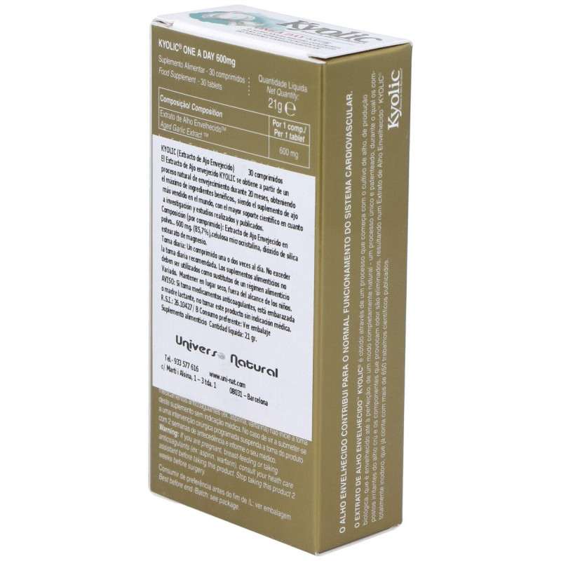 Kyolic One a Day 30comp - Universo Natural