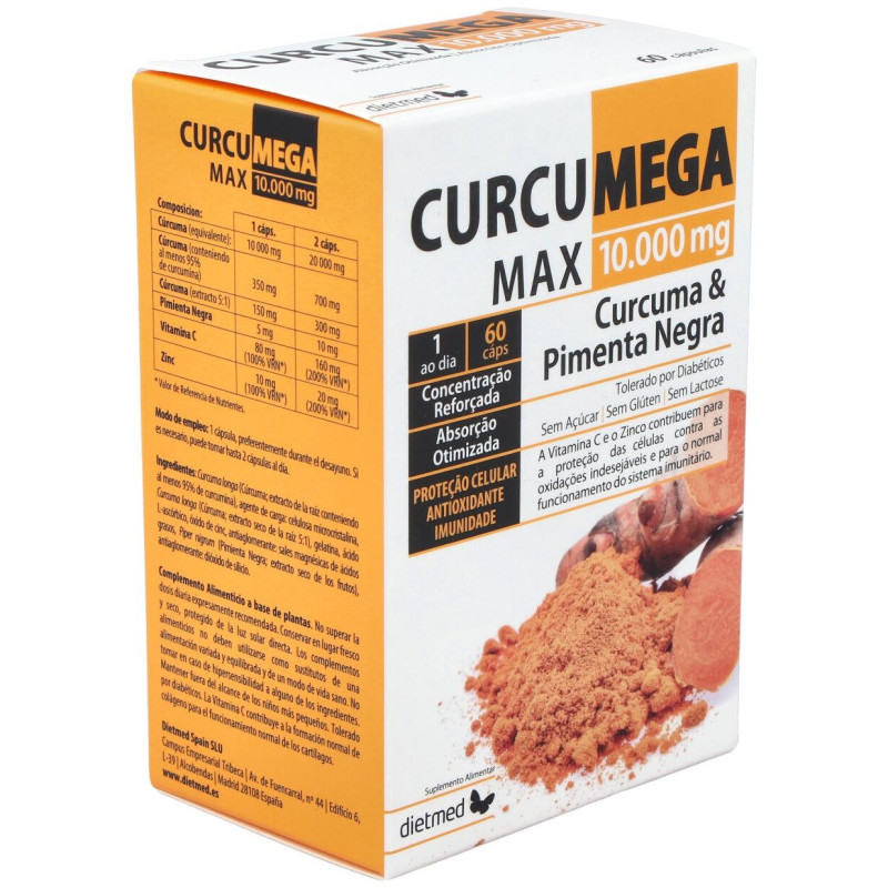 Curcumega Max 10.000 mg 60caps - Dietmed