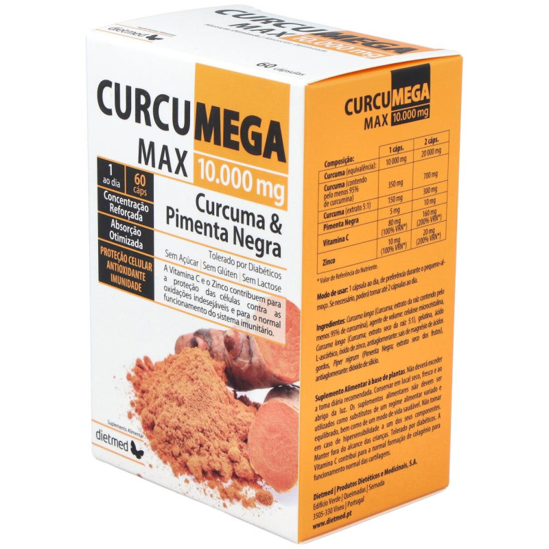 Curcumega Max 10.000 mg 60caps - Dietmed