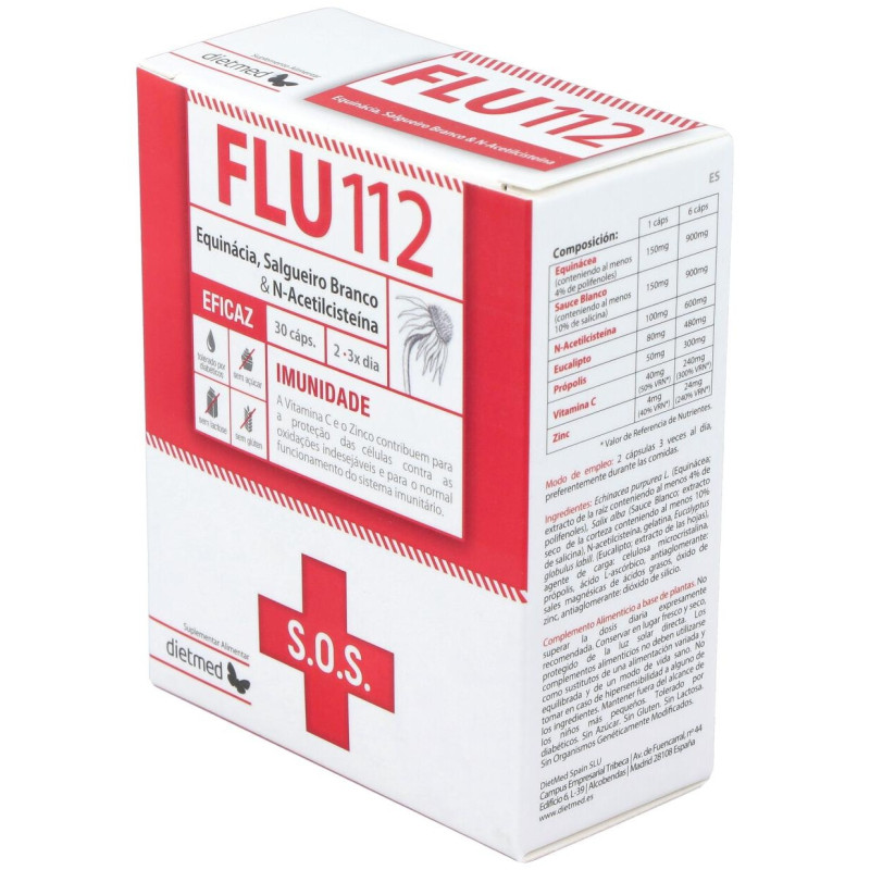Flu 112 Inmunidad Sos 30caps - Dietmed