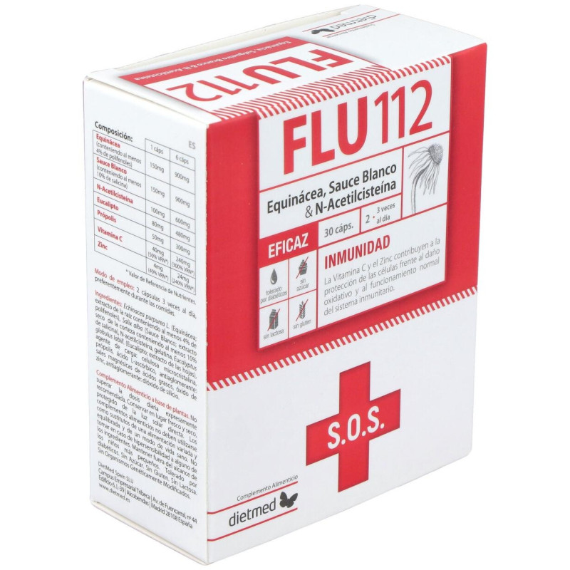 Flu 112 Inmunidad Sos 30caps - Dietmed