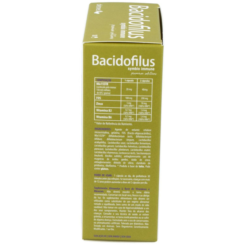 Bacidofilus Symbio Inmune 30caps - Dietmed