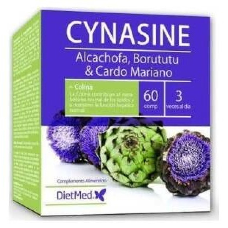 Naturmil Cynasine Alcachofa_ Borututu y Cardo Mariano 60 Comprimid - Dietmed