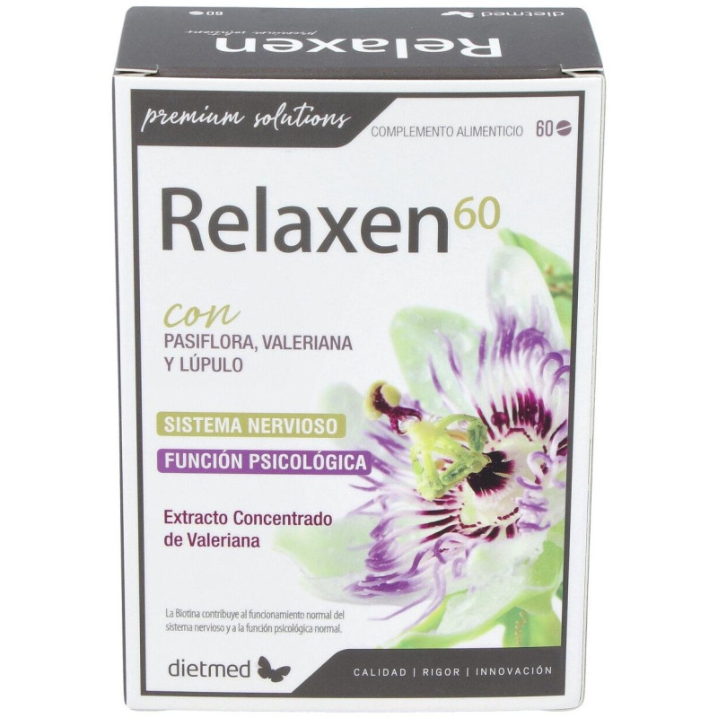 Dietmad Relaxen Pasiflora Valeriana 60comp - Dietmed