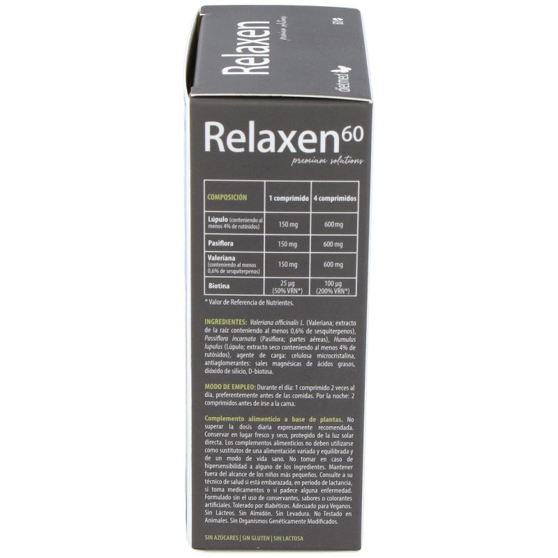 Dietmad Relaxen Pasiflora Valeriana 60comp - Dietmed