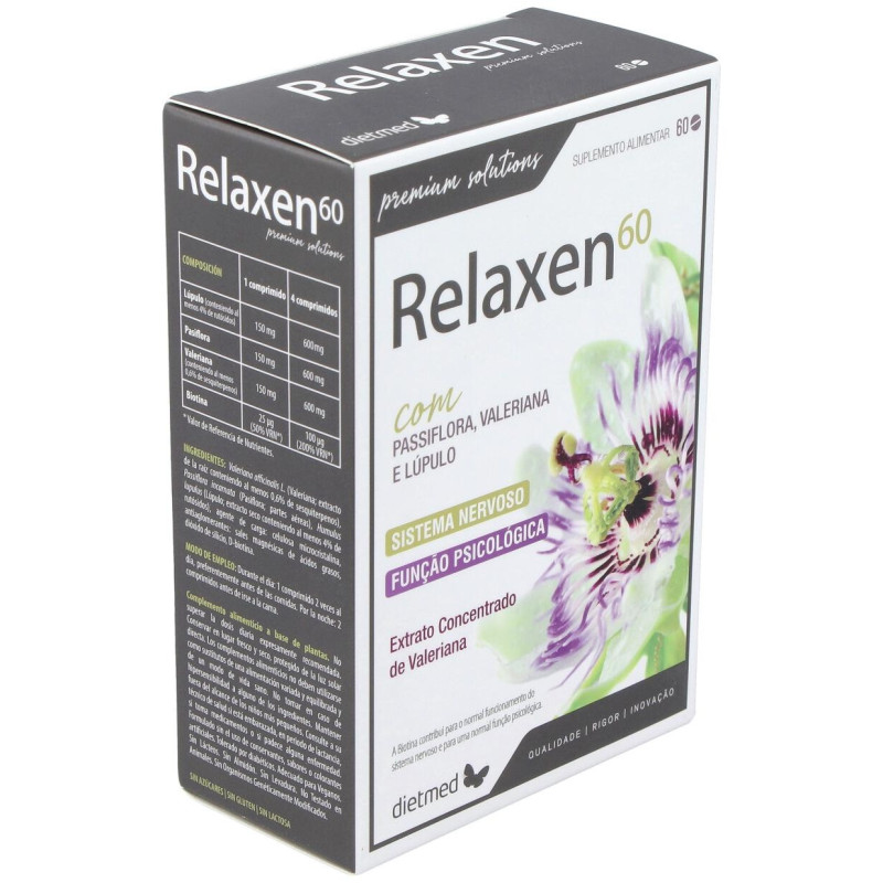 Dietmad Relaxen Pasiflora Valeriana 60comp - Dietmed