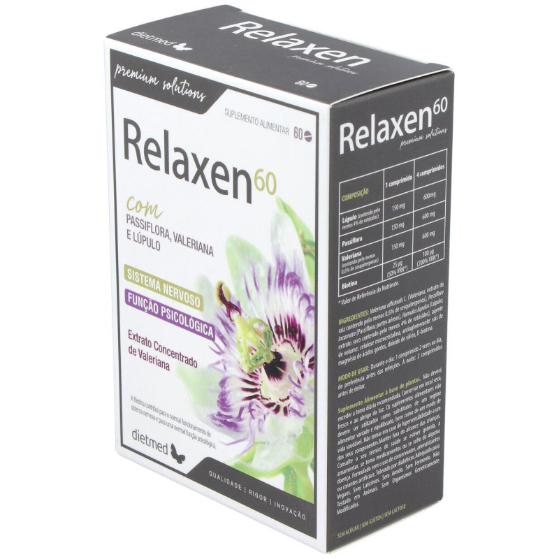 Dietmad Relaxen Pasiflora Valeriana 60comp - Dietmed
