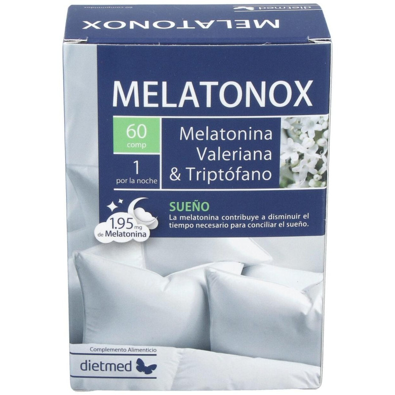Melatonox Melatonina Valeriana y Triptofano 60comp - Dietmed