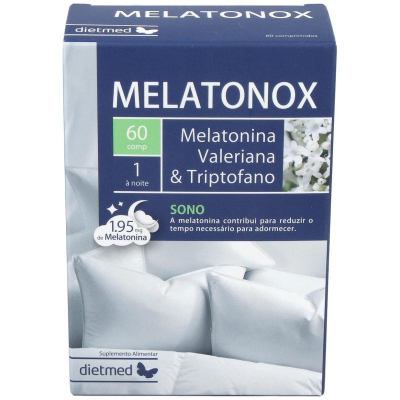Melatonox Melatonina Valeriana y Triptofano 60comp - Dietmed