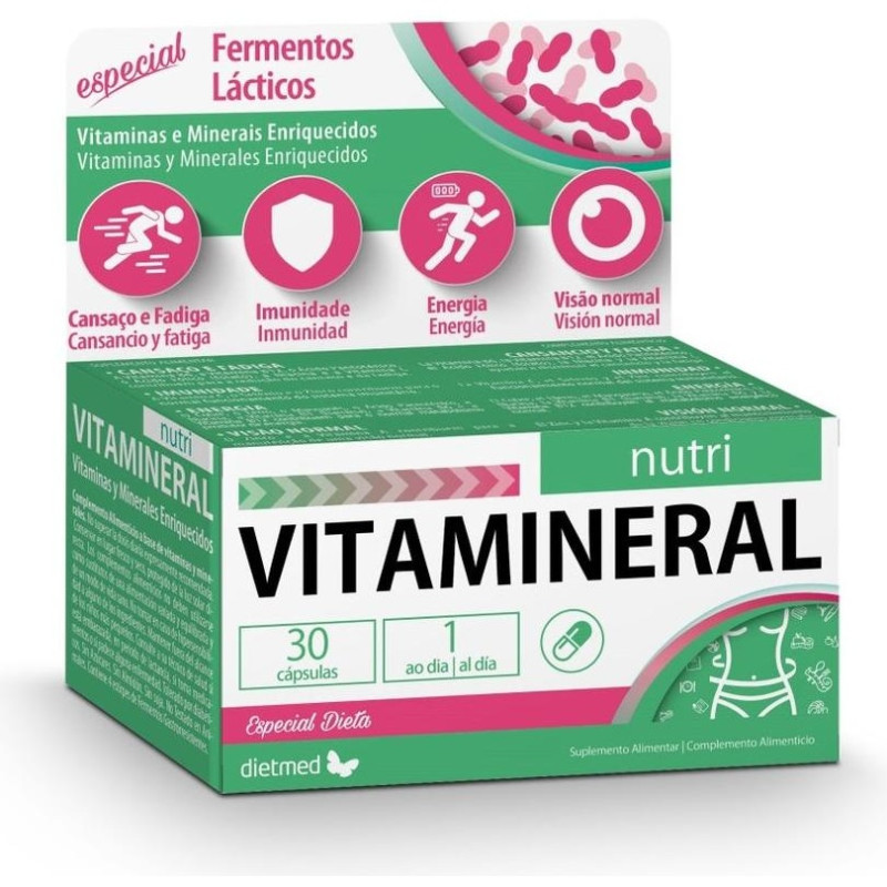 Vitamineral Nutri 30caps - Dietmed
