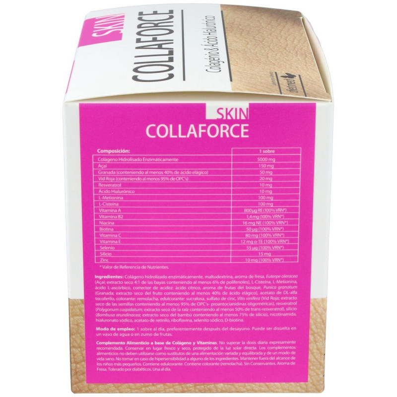 Dietmed Collaforce Skin Colágeno Y Ácido Hialurónico 30Sobres