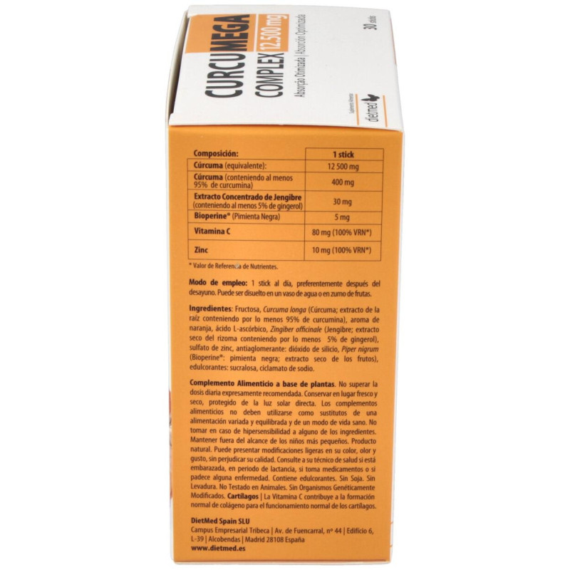 Dietmed Curcumega Complex 30Uds