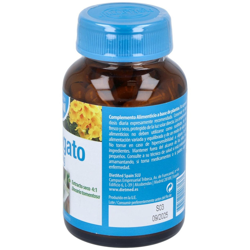 Naturmil Uña de Gato 500 mg 90 Cápsulas - Dietmed