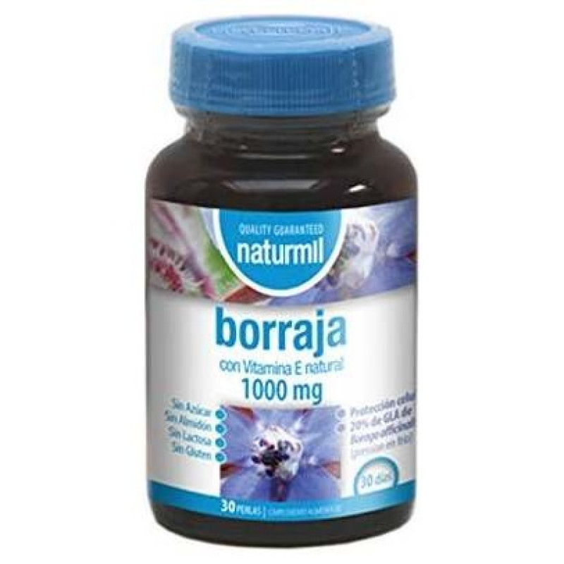 Naturmil Borraja 1000mg 30 Perlas - Dietmed