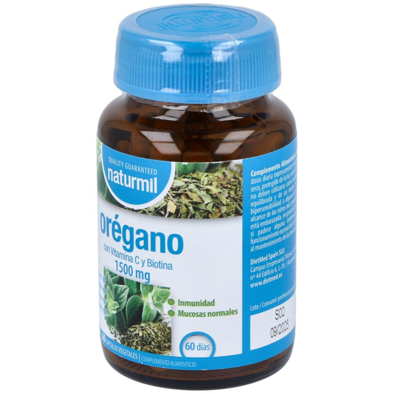 Naturmil Orégano 60Caps