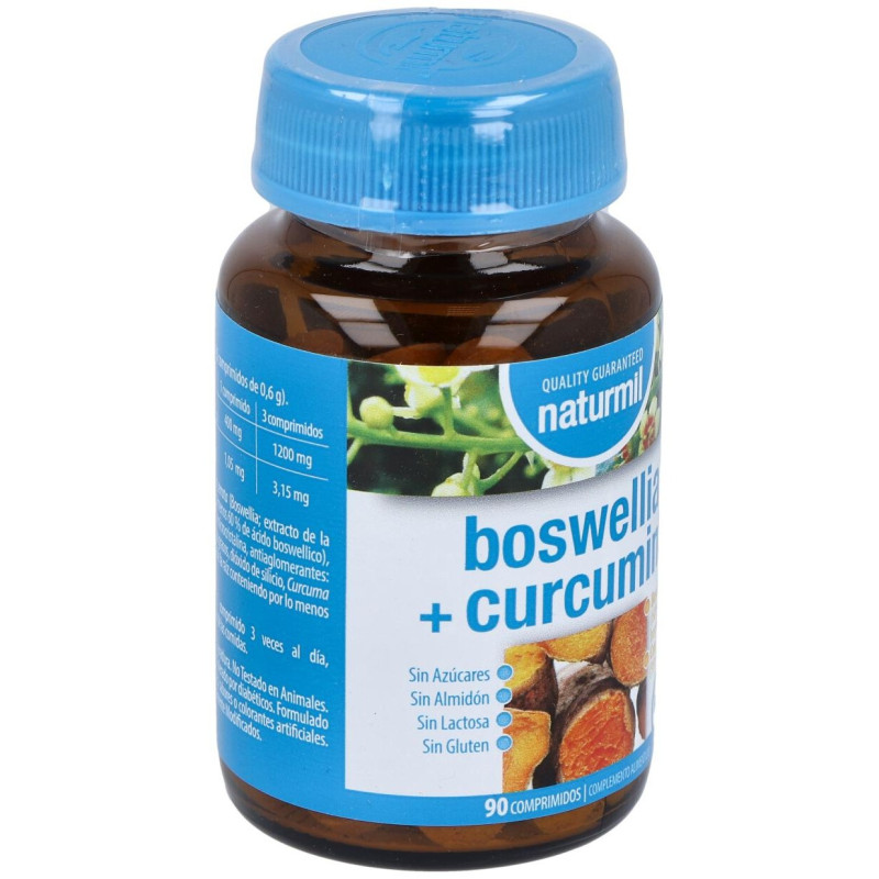 Naturmil Boswellia + Curcumina 90 Comprimidos - Dietmed