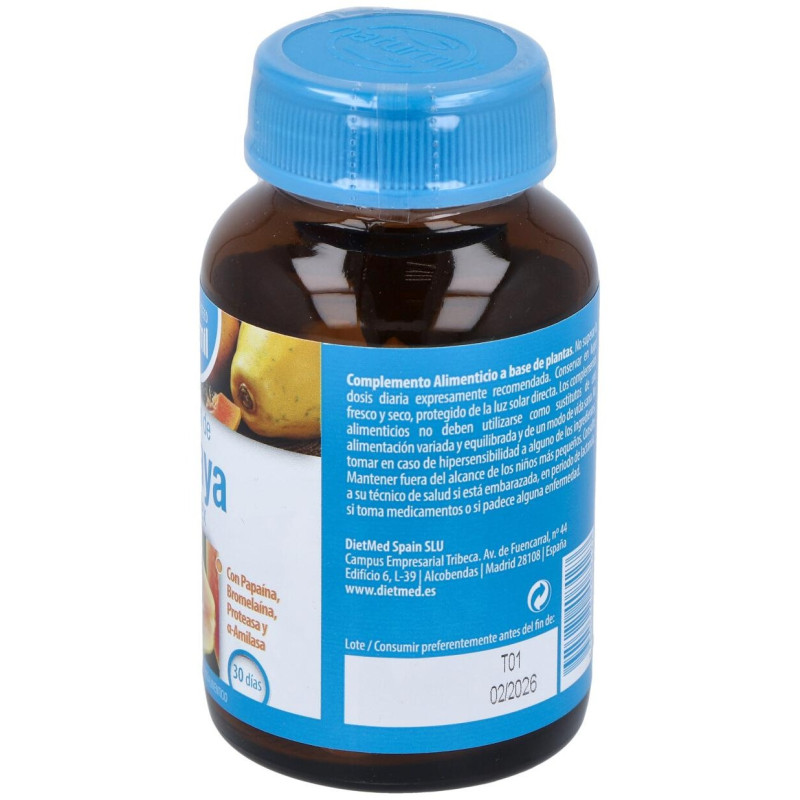 Naturmil Enzimas de Papaya Complex 90comp - Dietmed
