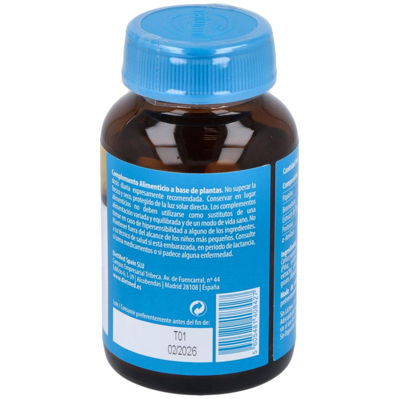 Naturmil Enzimas de Papaya Complex 90comp - Dietmed