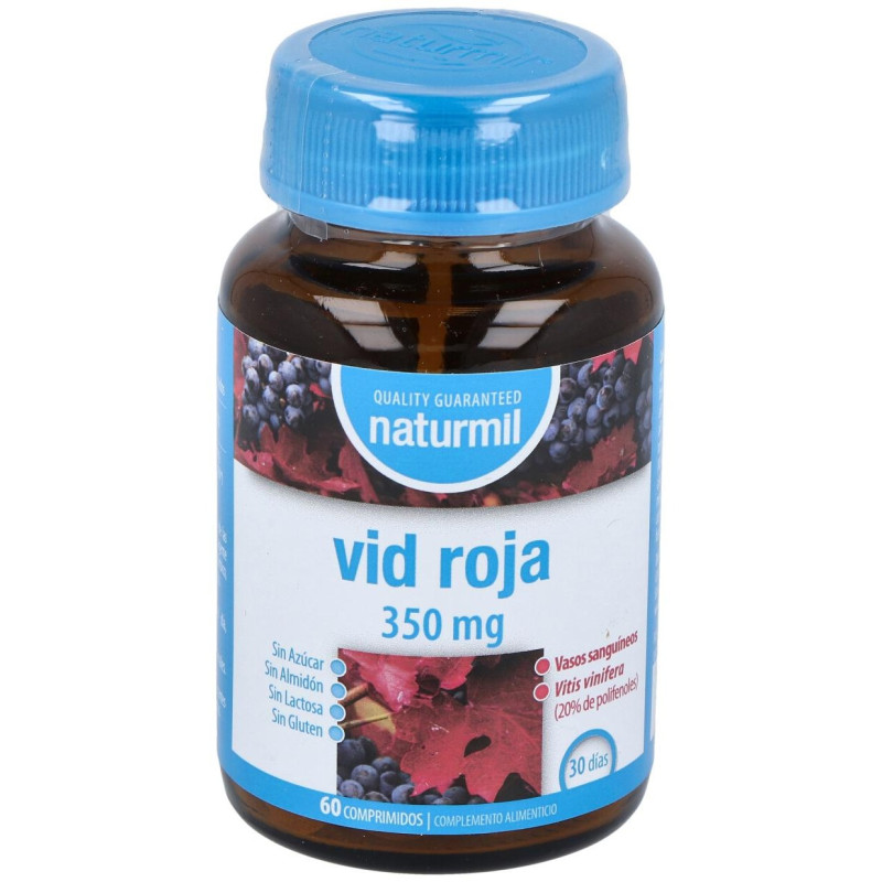 Naturmil Vid Roja 350 mg 60 Comprimidos - Dietmed