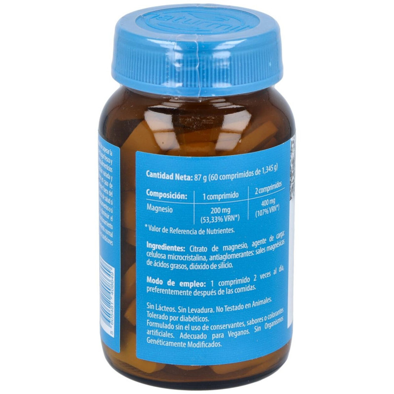 Naturmil Citrato de Magnesio 60comp - Dietmed