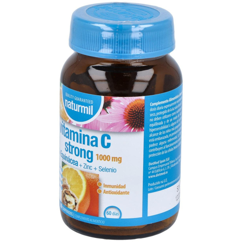 Naturmil Vitamina C Strong 1000 60comp - Dietmed