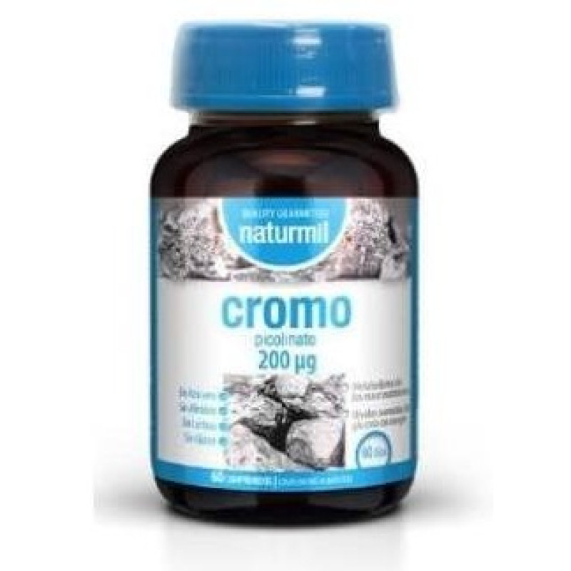 Naturmil Picolinato de Cromo 200mg 60comp - Dietmed