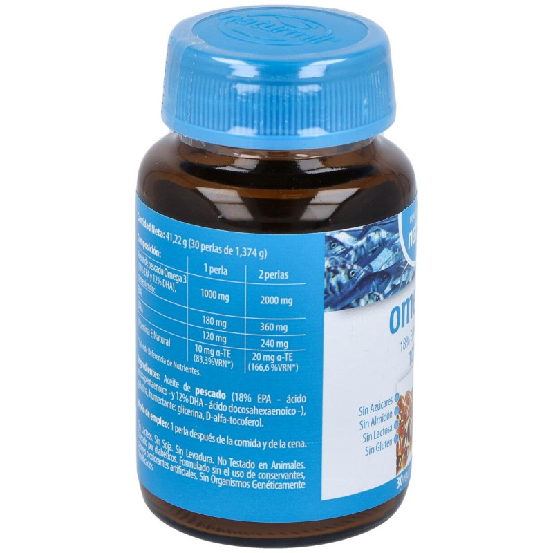 Naturmil Omega 3 Epa 18% E Dha 12% Vitamina E 1000Mg 30Caps
