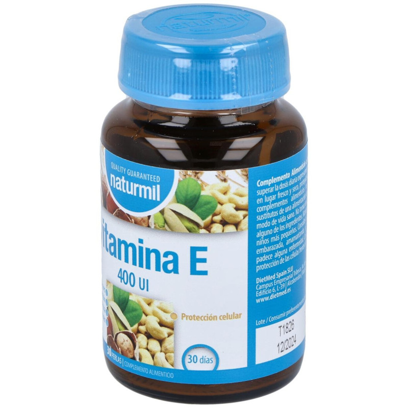 Naturmil Vitamina e 400ui 30 Perlas - Dietmed