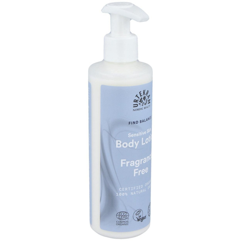 Fragance Free Locion Corporal 245ml. Eco Vegan - Urtekram