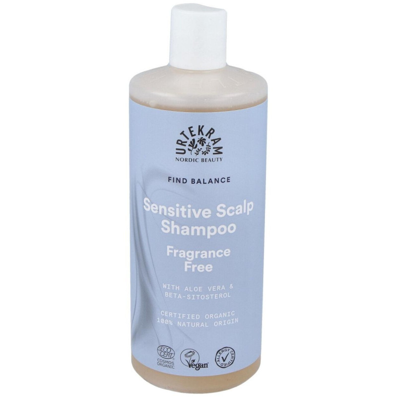 Fragance Free Champú Cuero Cabell Sensible 500m - Urtekram