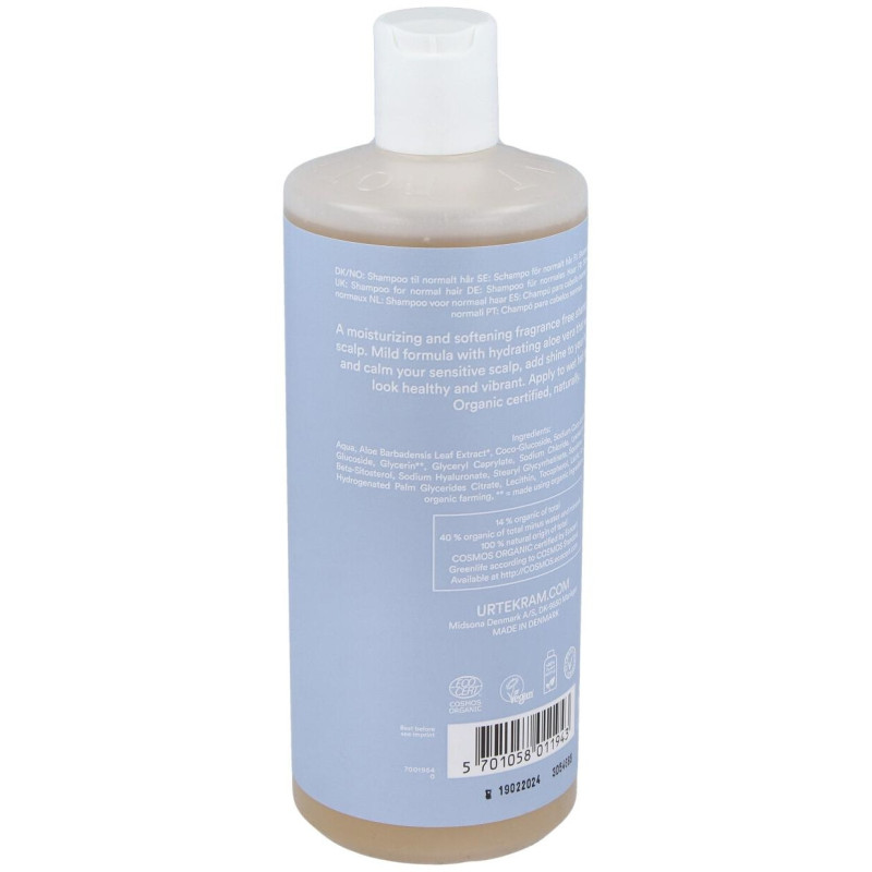Fragance Free Champú Cuero Cabell Sensible 500m - Urtekram