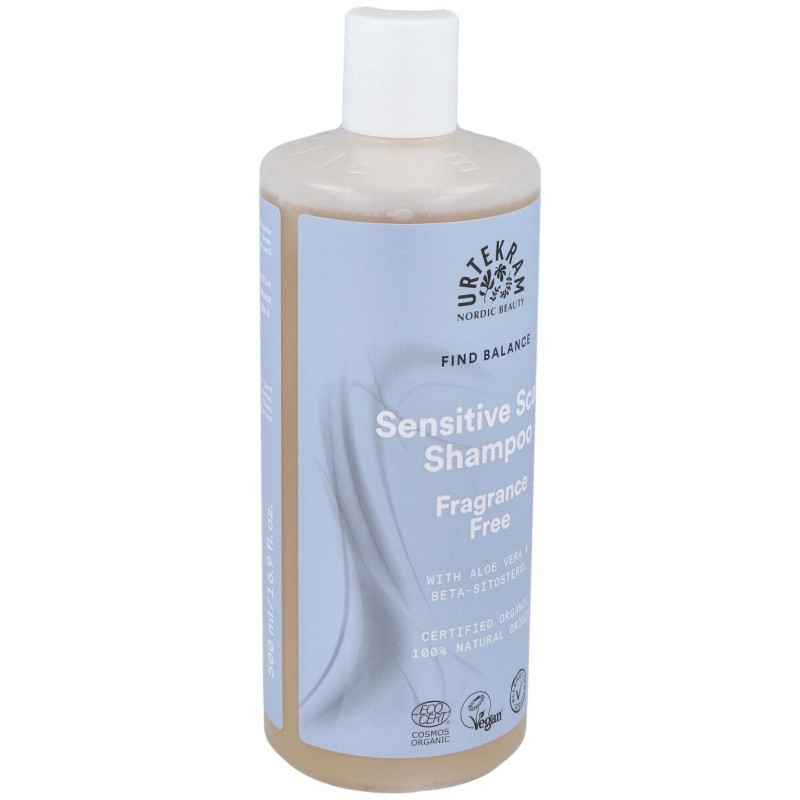Fragance Free Champú Cuero Cabell Sensible 500m - Urtekram