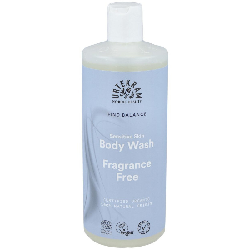 Fragance Free Gel de Baño 500ml. Eco Vegan - Urtekram
