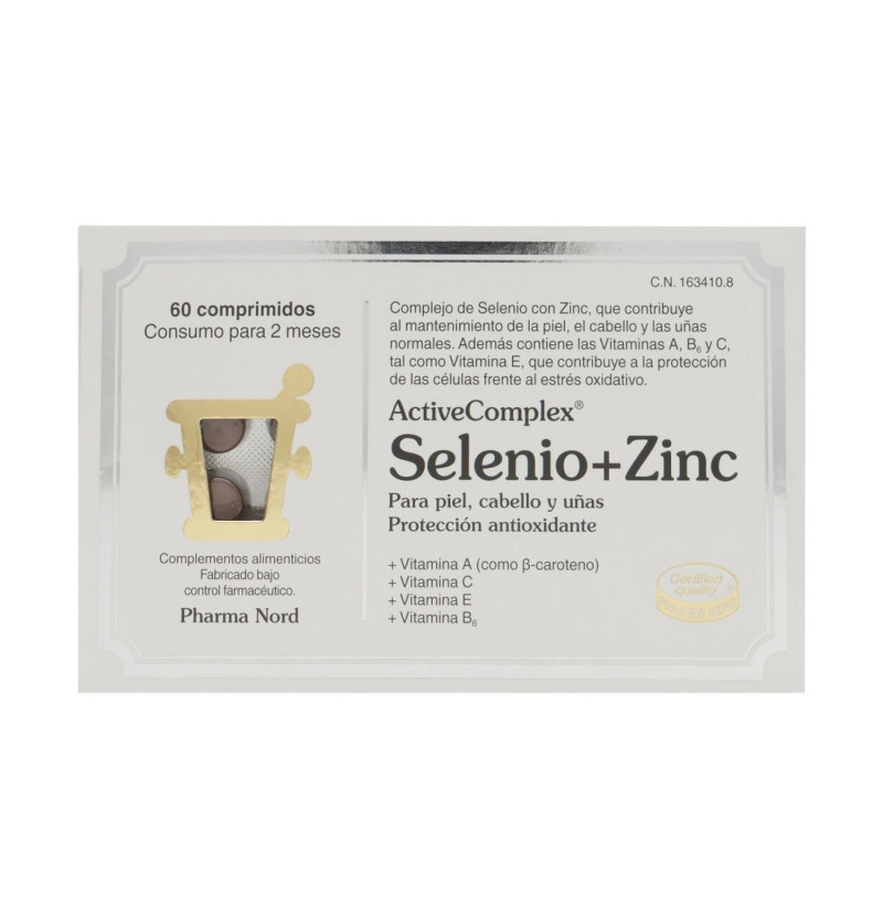 Activecomplex Selenio + Zinc (60 Comprimidos) - Pharma Nord