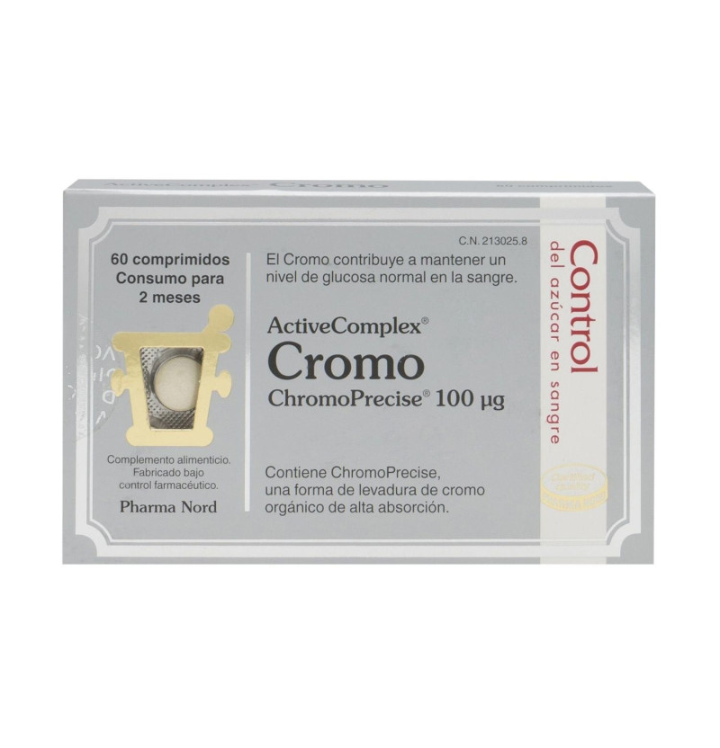 Activecomplex Cromo 100 mcg (60 Comprimidos) - Pharma Nord