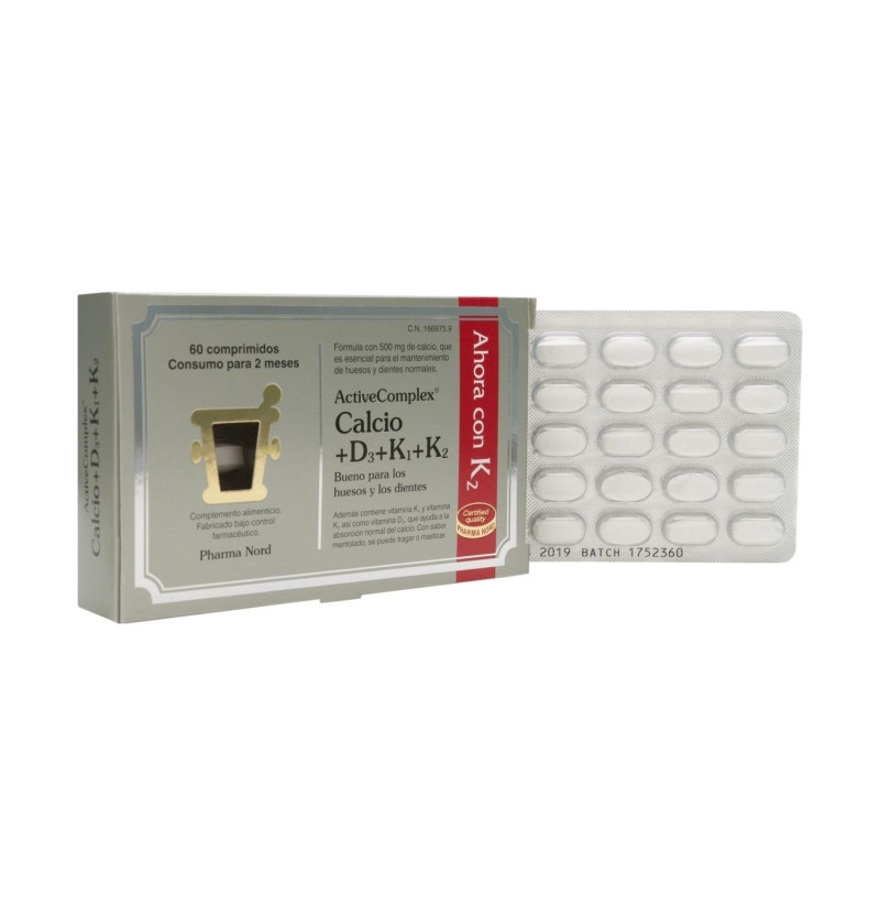 Activecomplex Calcio+d3+k (60 Comprimidos) - Pharma Nord