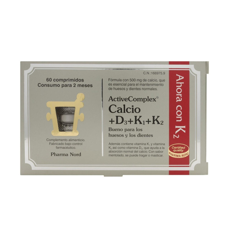 Activecomplex Calcio+d3+k (60 Comprimidos) - Pharma Nord