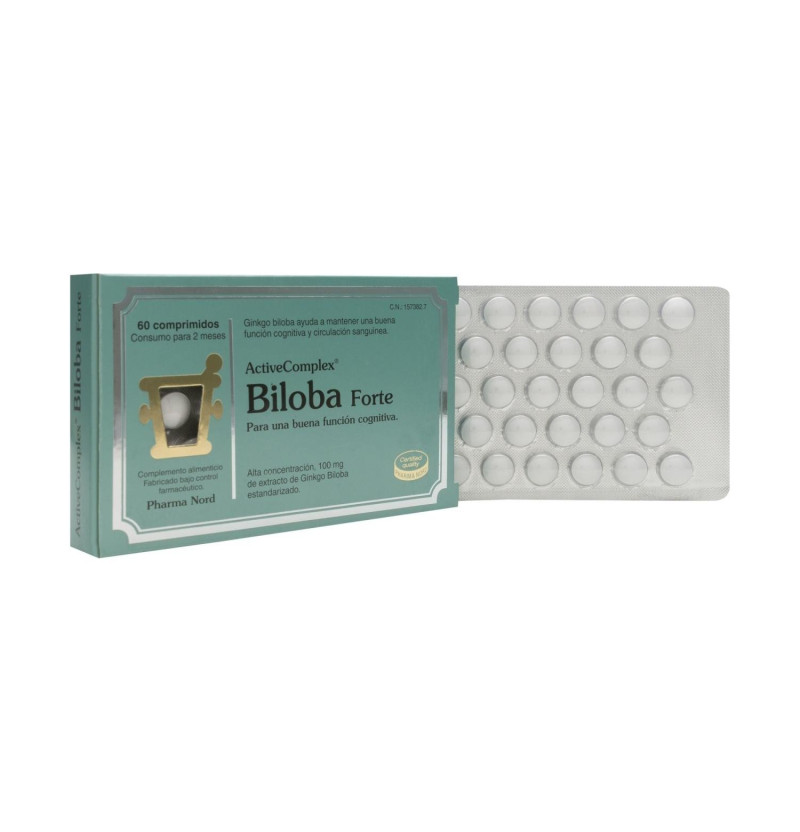 Activecomplex Biloba Forte (60 Comprimidos) - Pharma Nord