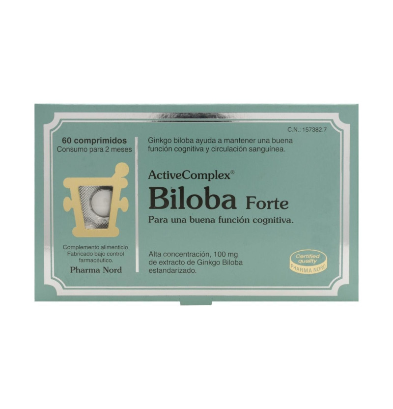 Activecomplex Biloba Forte (60 Comprimidos) - Pharma Nord