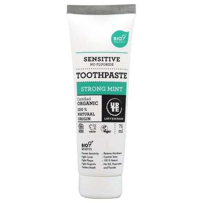 Dentifrico Menta Fuerte Bio 75ml - Urtekram