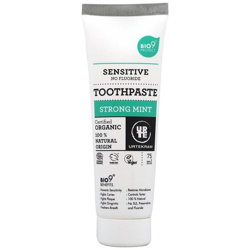 Dentifrico Menta Fuerte Bio 75ml - Urtekram