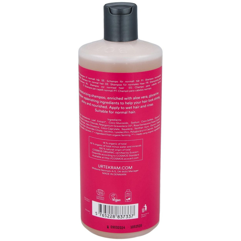 Champú Rosas Cabello Normal 500ml - Urtekram